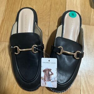 Sincerely Jules Backless Loafer - Brand New